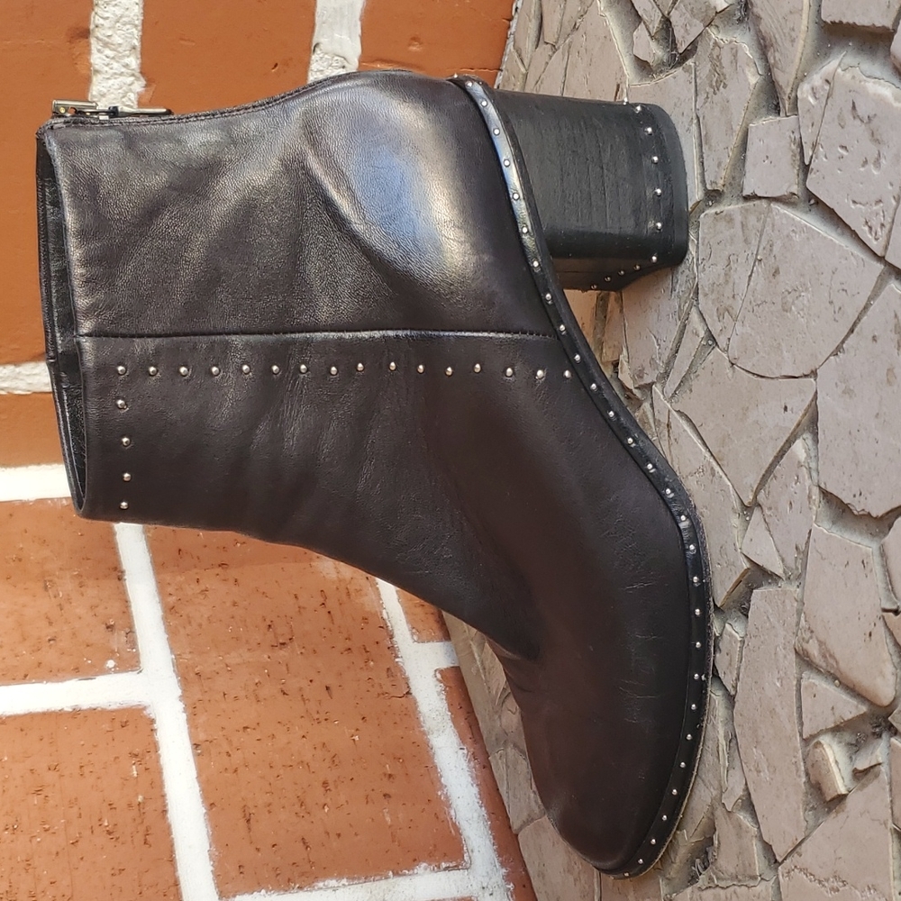 Rag And Bone Studded Chunky Heel Bootie 8 - image 1